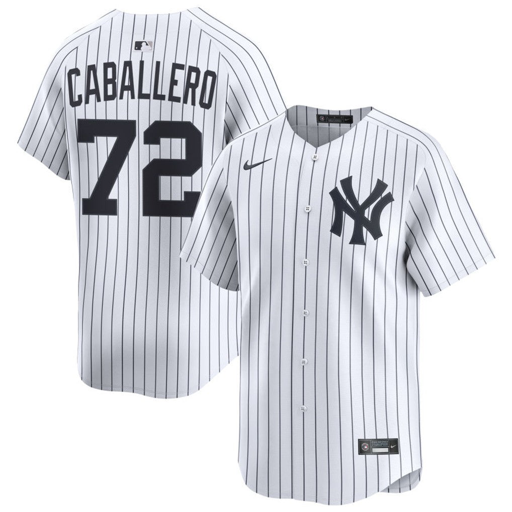 Jose Caballero New York Yankees 2026 Home Limited Jersey - White