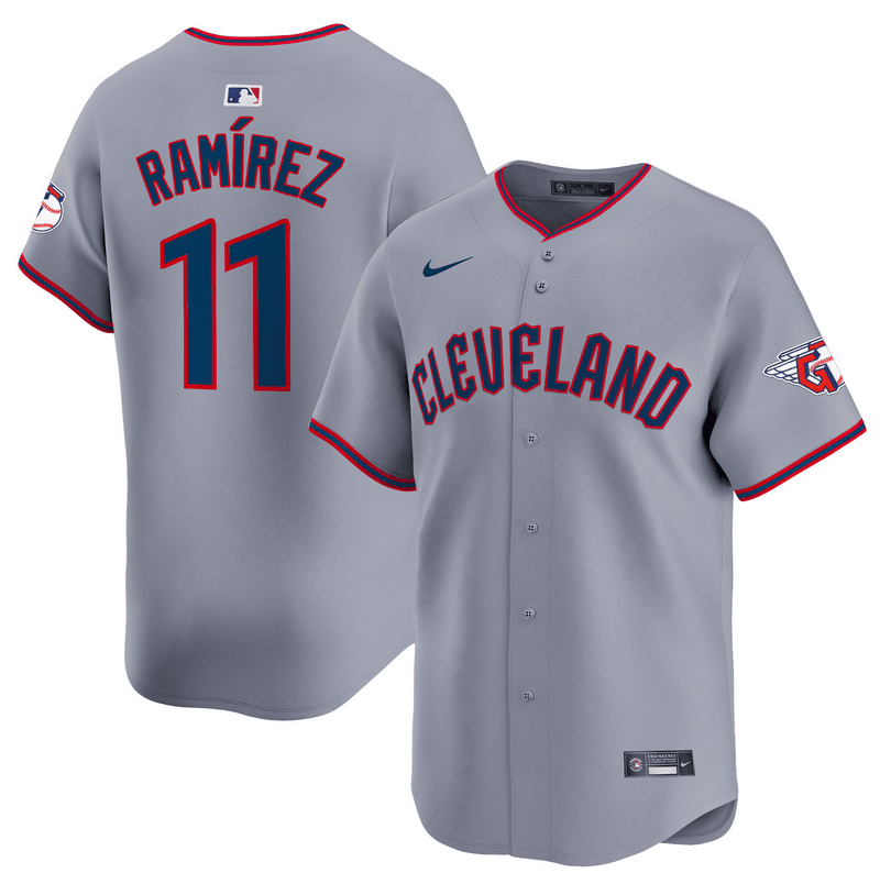 Jose Ramirez Cleveland Guardians 2025 Vapor Premier Limited Jersey - Gray