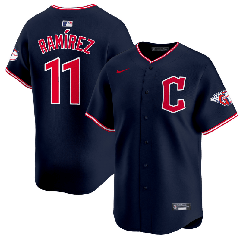 Jose Ramirez Cleveland Guardians 2025 Vapor Premier Limited Jersey - Navy