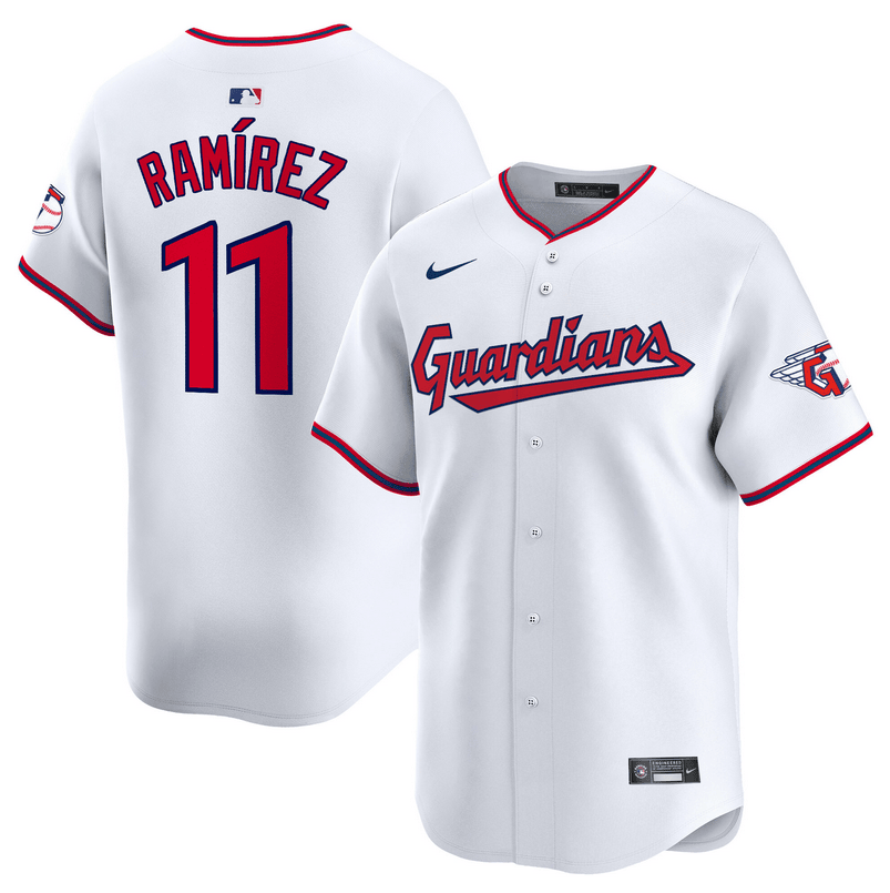 Jose Ramirez Cleveland Guardians 2025 Vapor Premier Limited Jersey - White