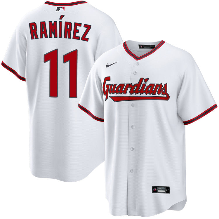 Jose Ramirez Cleveland Guardians 2026 Home Jersey - White
