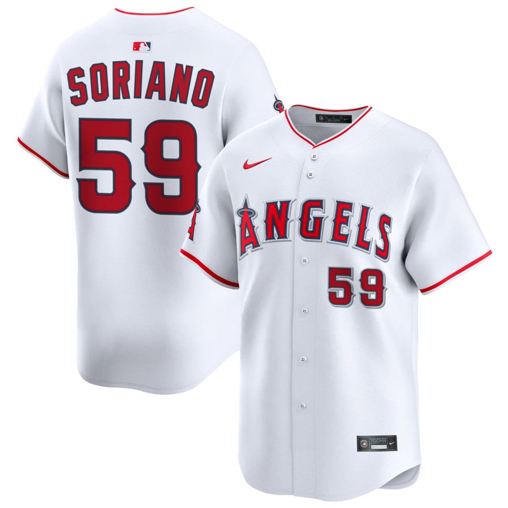 Jose Soriano Los Angeles Angels 2026 Home Limited Jersey - White