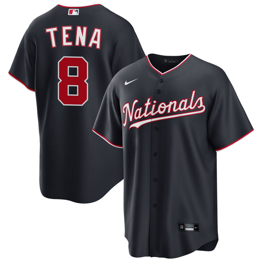 Jose Tena Washington Nationals 2025 Alternate Jersey - Navy