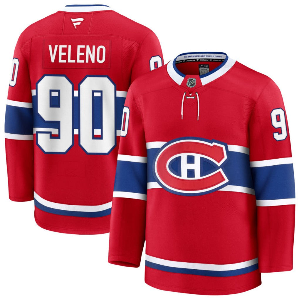 Joseph Veleno Montreal Canadiens 2026 Home Premium Jersey - Red