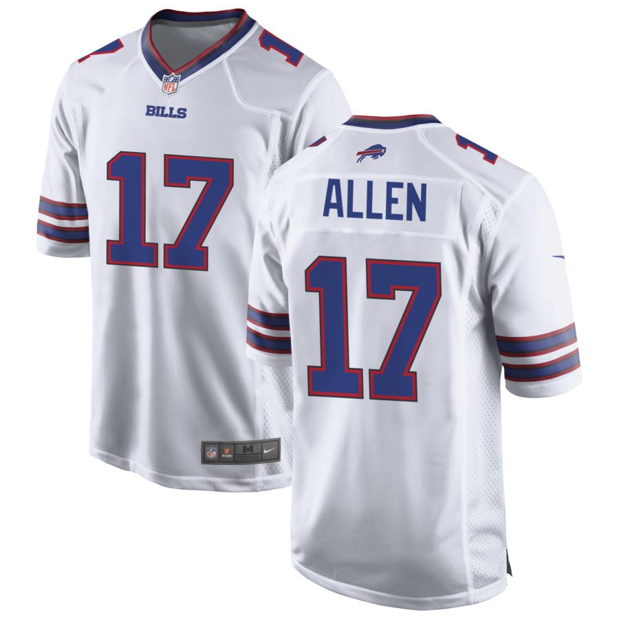 Josh Allen Buffalo Bills 2025 Game Jersey - White