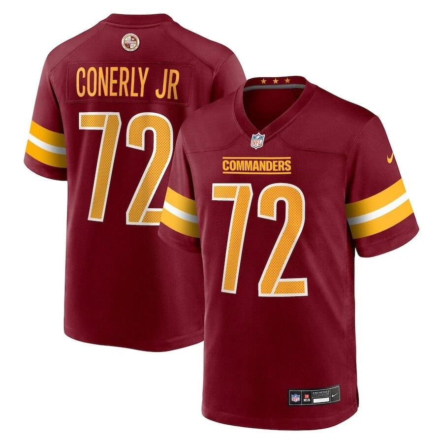 Josh Conerly Jr Washington Commanders 2025 Game Jersey - Burgundy