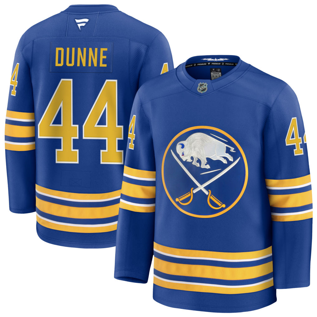 Josh Dunne Buffalo Sabres 2026 Home Premium Jersey - Royal