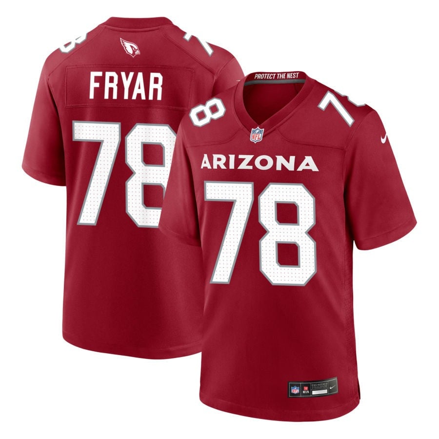 Josh Fryar Arizona Cardinals 2025 Game Jersey - Cardinal