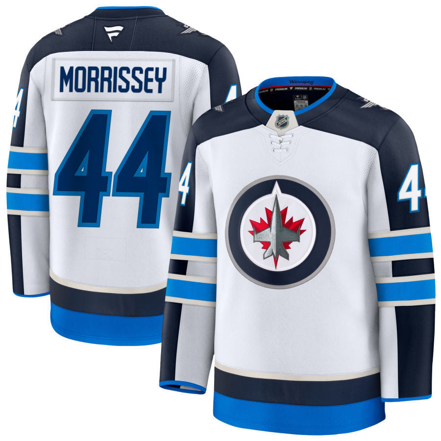 Josh Morrissey Winnipeg Jets 2025 Away Jersey - White 1 Josh Morrissey Winnipeg Jets 2025 Away Jersey - White