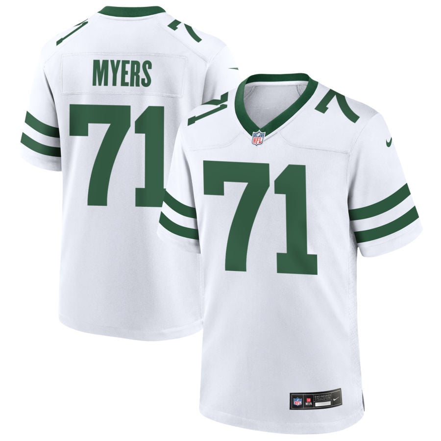 Josh Myers New York Jets 2025 Game Jersey - Legacy White