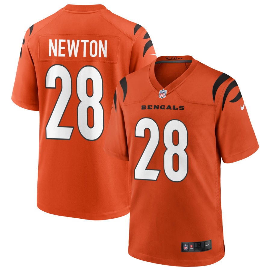 Josh Newton Cincinnati Bengals 2025 Alternate Game Jersey - Orange