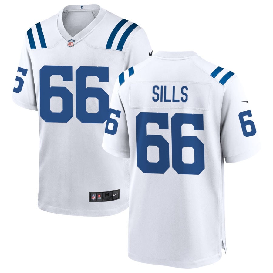 Josh Sills Indianapolis Colts 2025 Game Jersey - White
