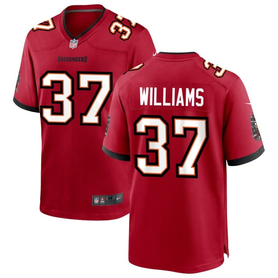 Josh Williams Tampa Bay Buccaneers 2025 Team Game Jersey - Red
