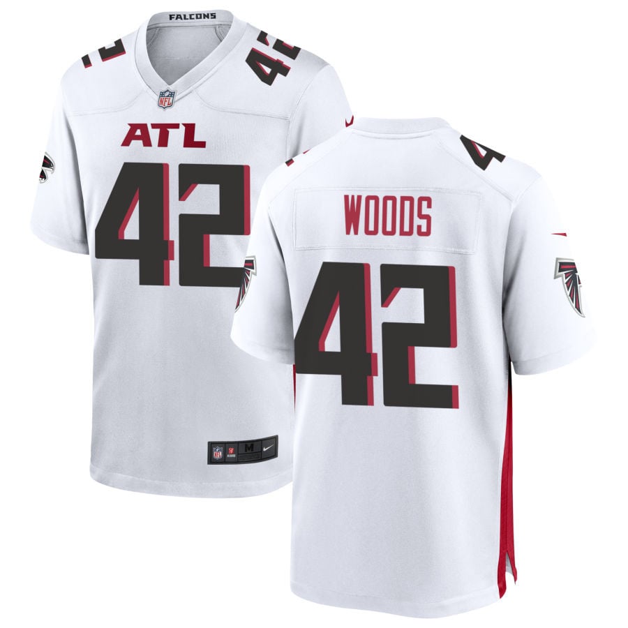 Josh Woods Atlanta Falcons 2025 Game Jersey - White