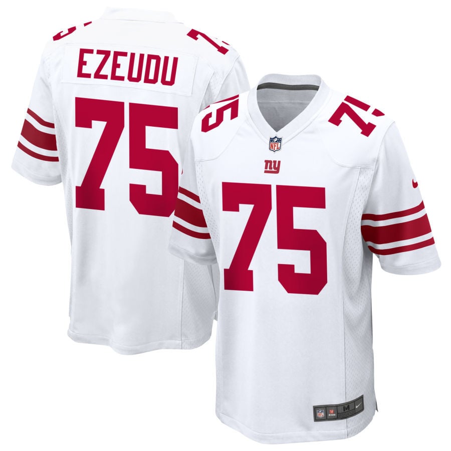 Joshua Ezeudu New York Giants 2025 Game Jersey - White