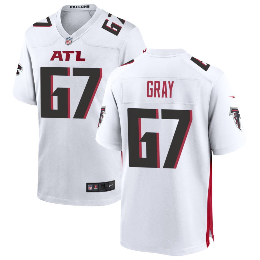 Joshua Gray Atlanta Falcons 2025 Game Jersey - White