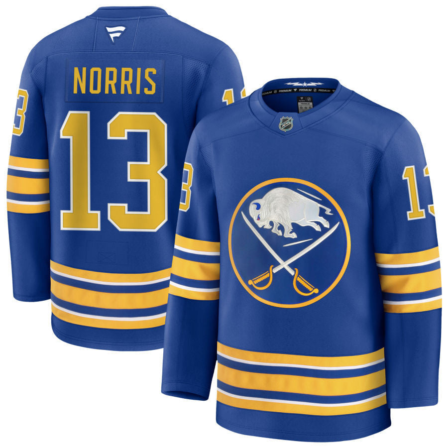 Joshua Norris Buffalo Sabres 2025 Home Jersey - Royal 1 Joshua Norris Buffalo Sabres 2025 Home Jersey - Royal