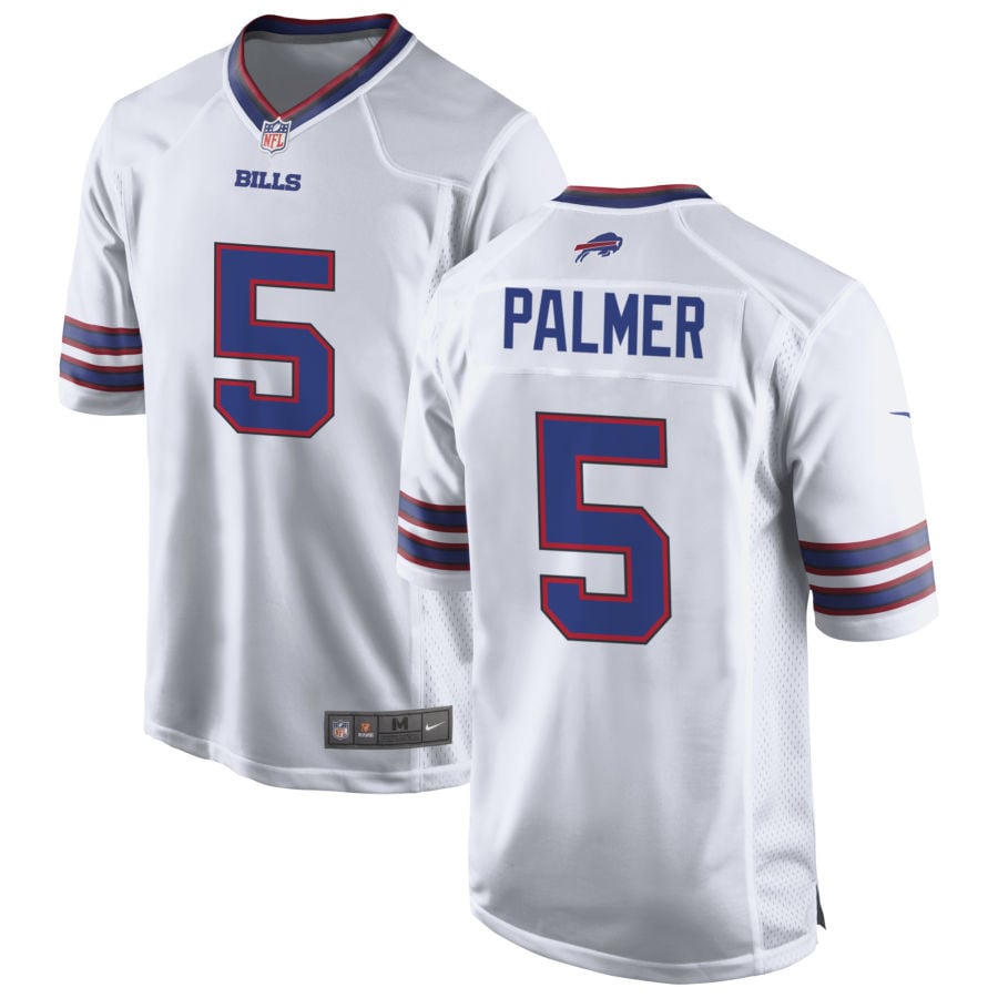 Joshua Palmer Buffalo Bills 2025 Game Jersey - White