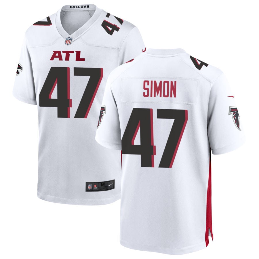 Joshua Simon Atlanta Falcons 2025 Game Jersey - White