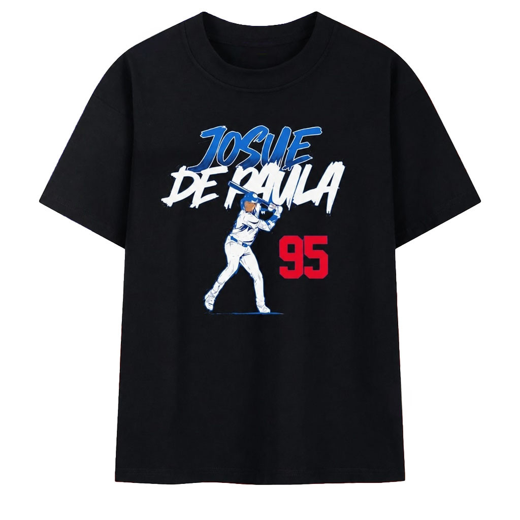 Josue De Paula 95 Slugger Swing Los Angeles Dodgers Baseball Player T-Shirt Dodgers Merch Gifts