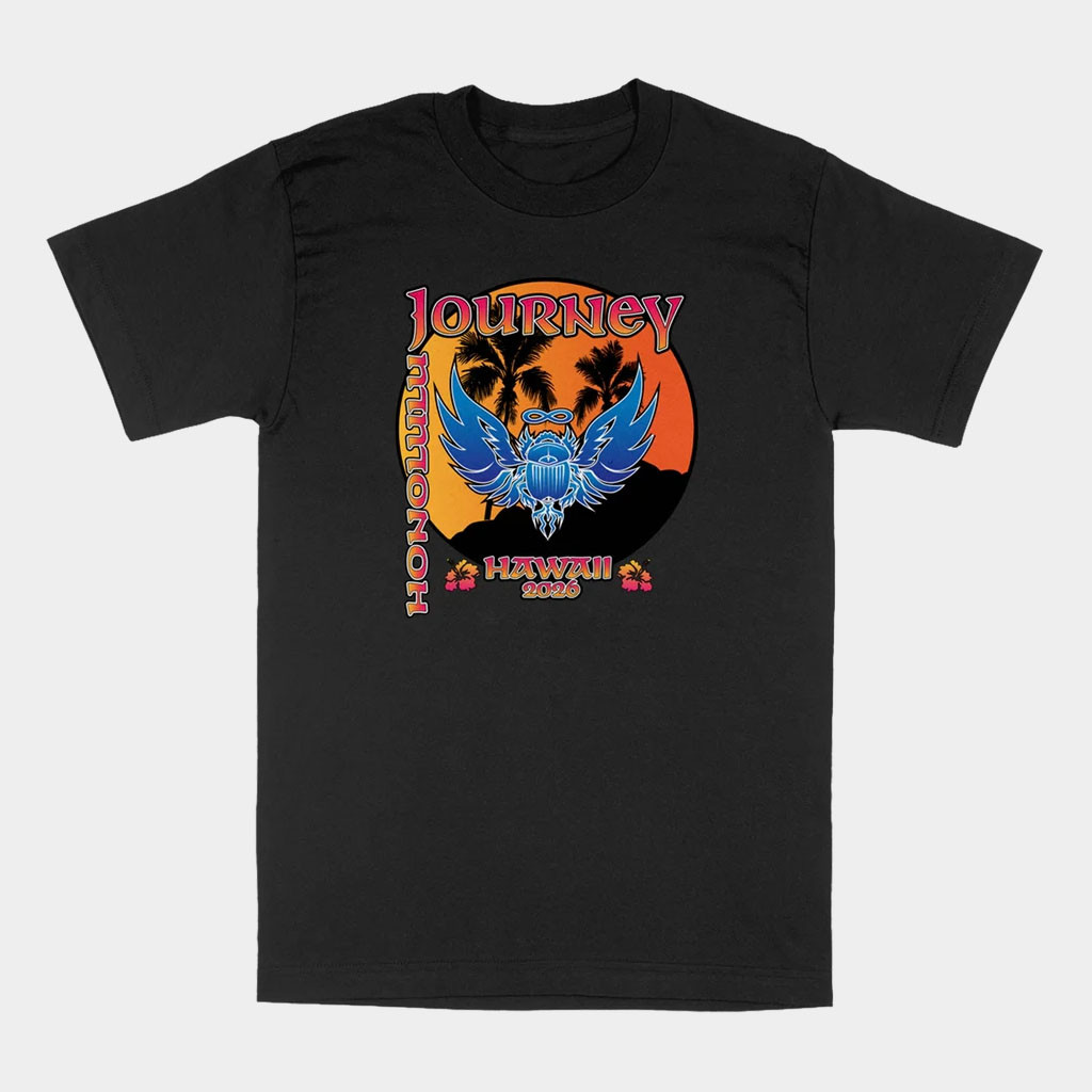 Journey Music Merch 2026 Black Hawaii Event T-Shirt Music Gifts For Music Lovers