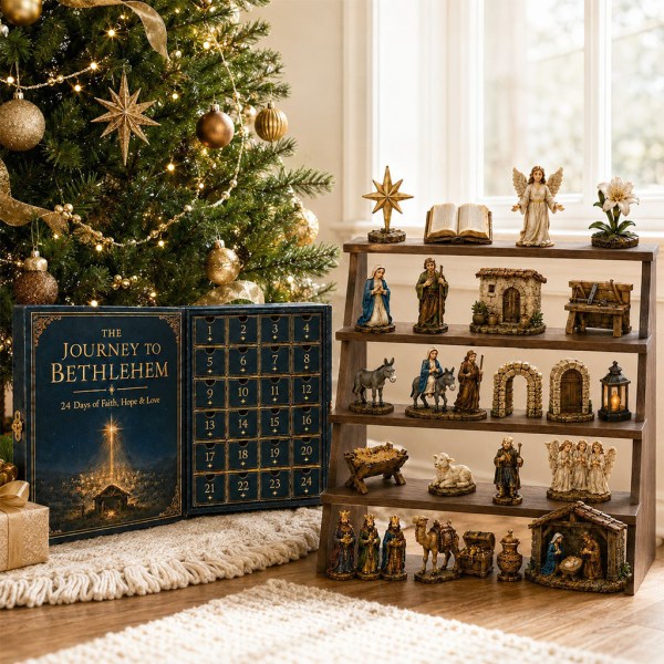 Journey To Bethlehem Ornaments Advent Calendar 2026 24-Day Christmas Countdown Nativity Gifts - Image 2