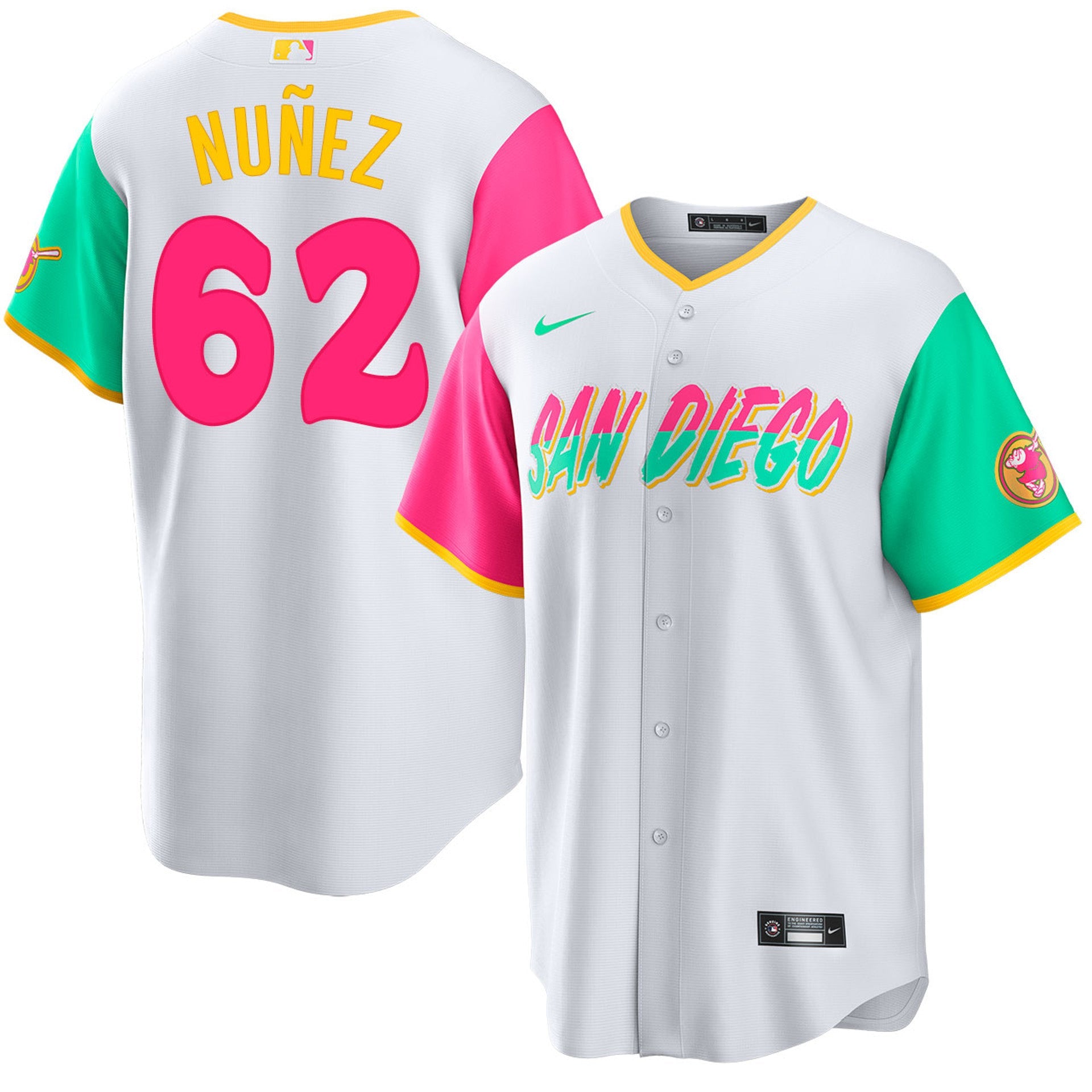Juan Nunez San Diego Padres 2025 City Connect Limited Jersey - White