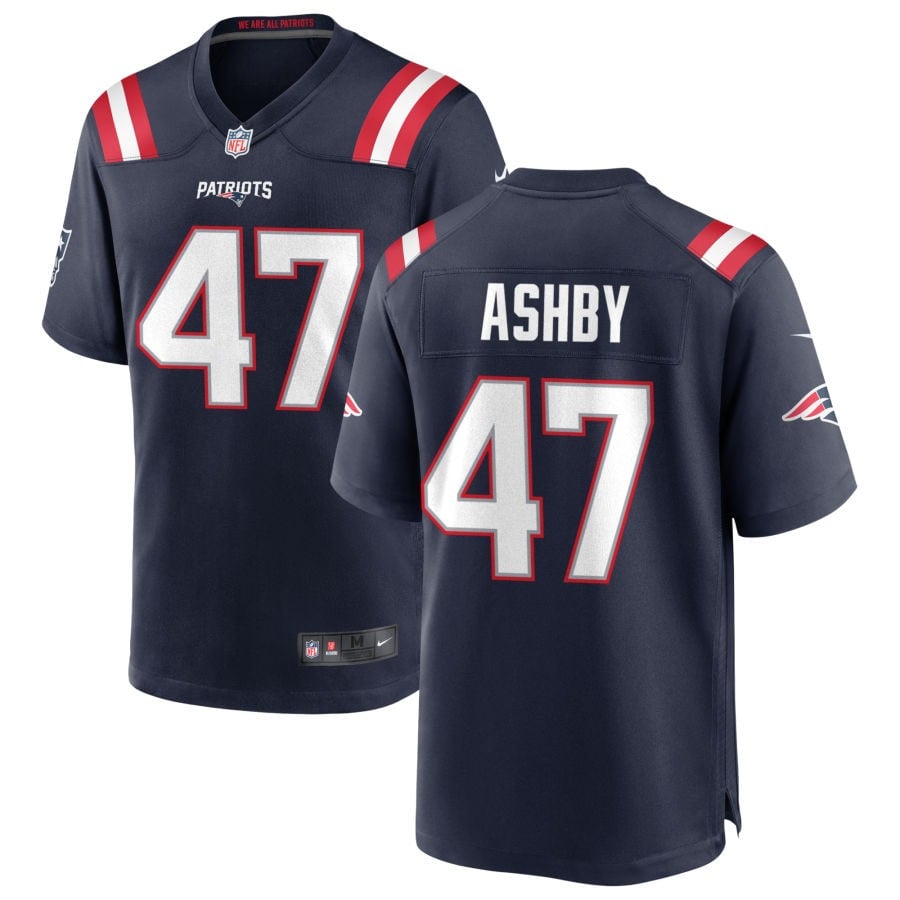 Julian Ashby New England Patriots 2025 Game Jersey - Navy