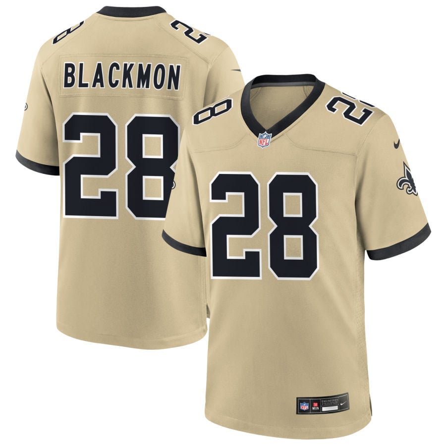 Julian Blackmon New Orleans Saints 2025 Gameday Golds Alternate Game Jersey - Gold