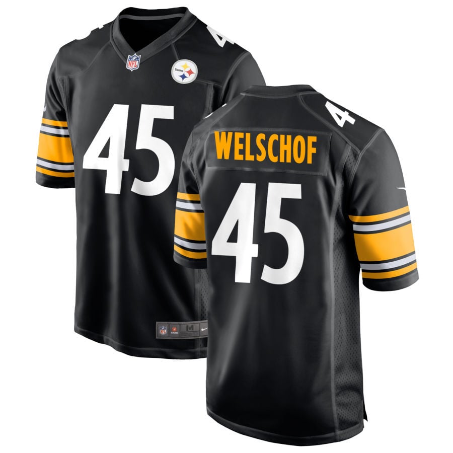 Julius Welschof Pittsburgh Steelers 2025 Game Jersey - Black