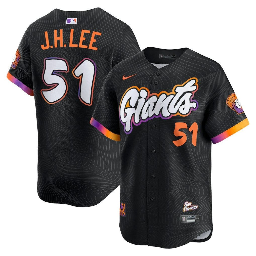 Jung Hoo Lee San Francisco Giants 2025 City Connect Limited Jersey - Anthracite