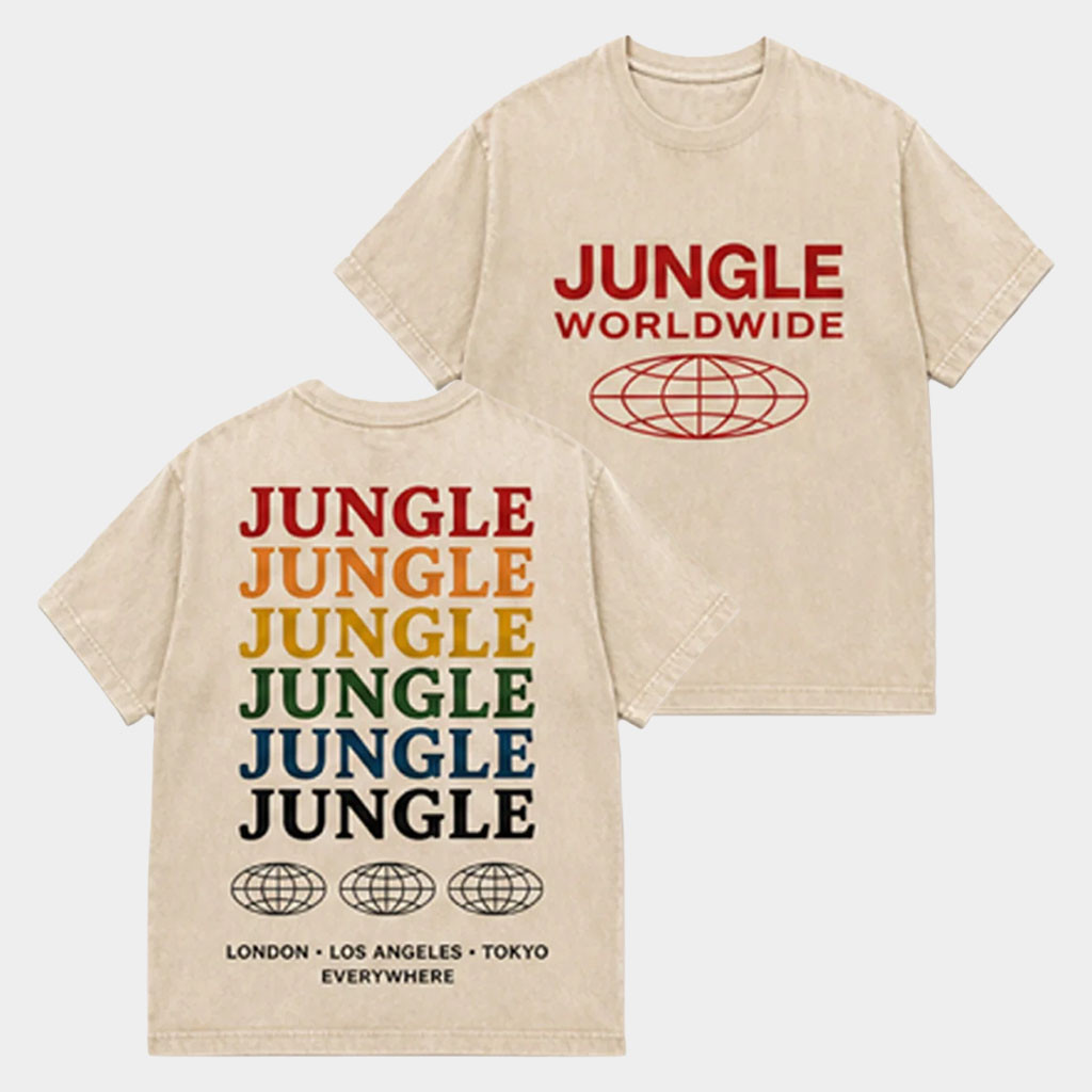 Jungle Merch 2026 Jungle Worldwide T-Shirt Great Gifts For Music Lovers