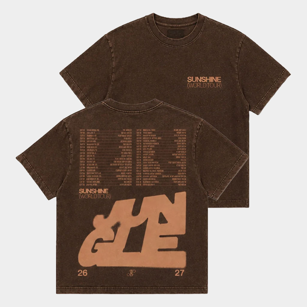 Jungle Merch 2026 Sunshine World Tour Vintage T-Shirt Present For Band Fans