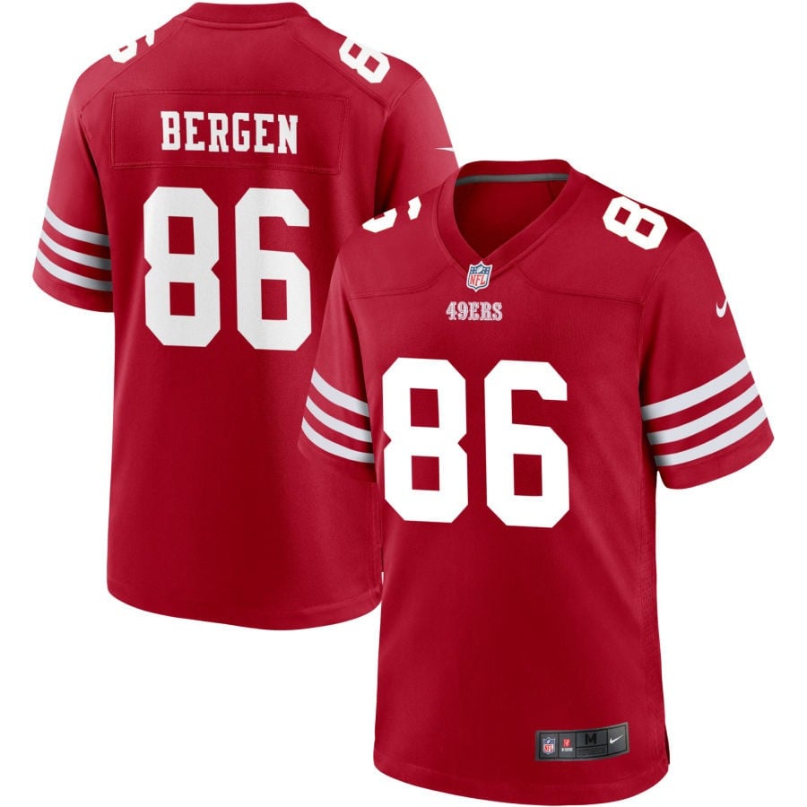 Junior Bergen San Francisco 49ers 2025 Jersey - Scarlet