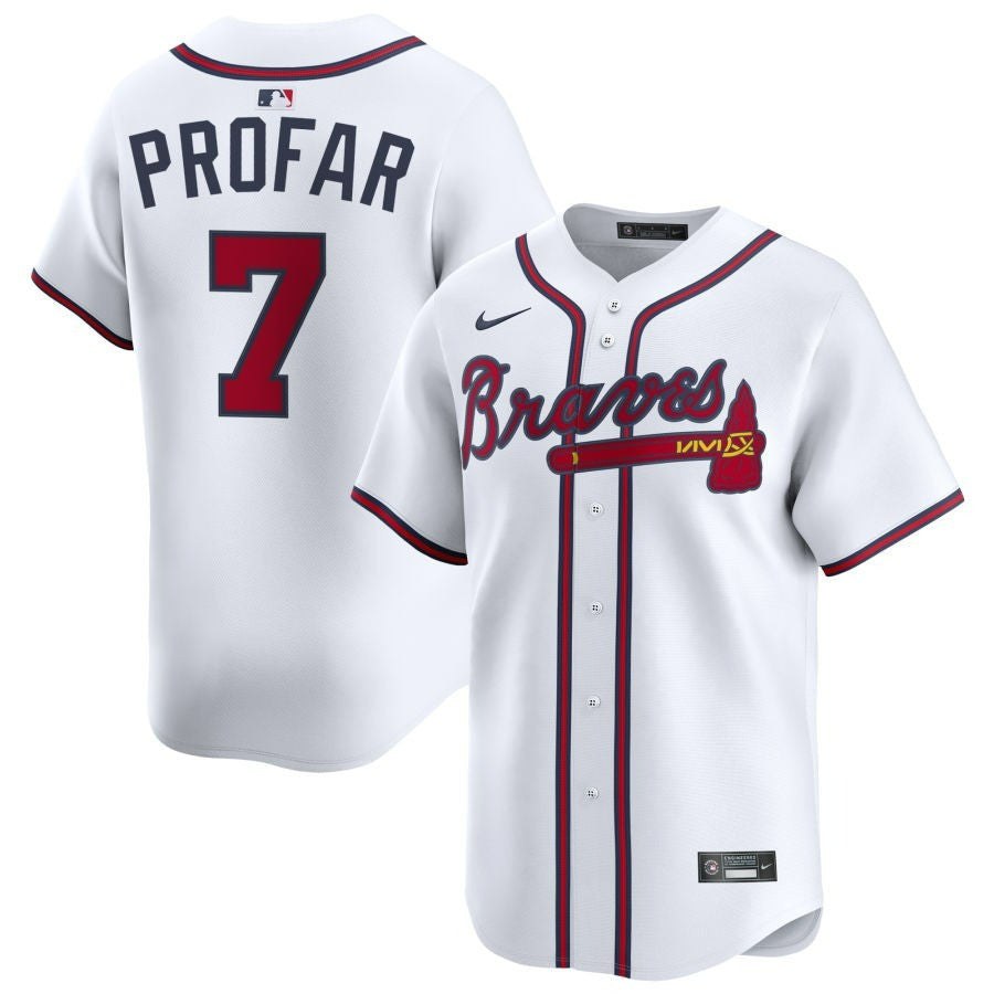 Jurickson Profar Atlanta Braves 2025 Home Limited Jersey - White