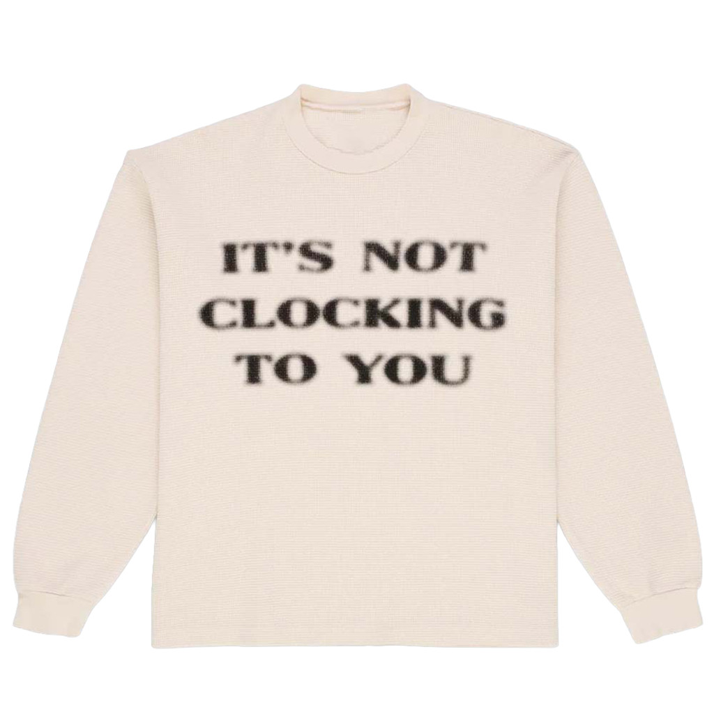 Justin Bieber Coachella 2026 Merch Live In Indio California It’s Not Clocking To You Long Sleeve