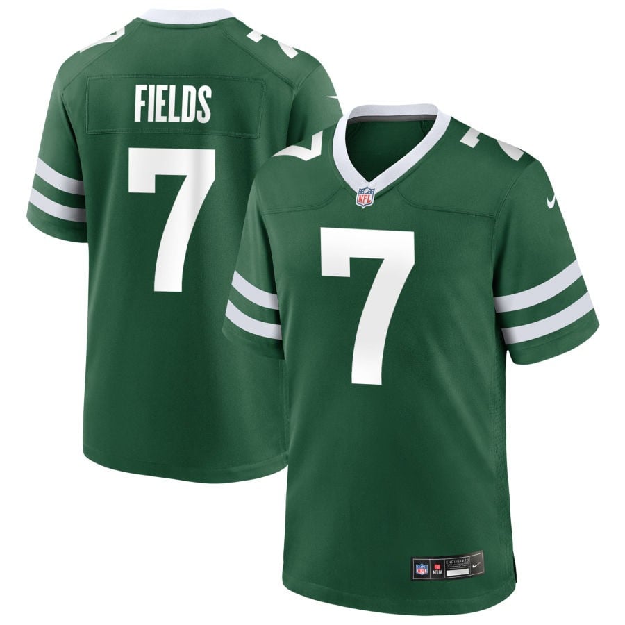 Justin Fields New York Jets 2025 Game Jersey - Legacy Green