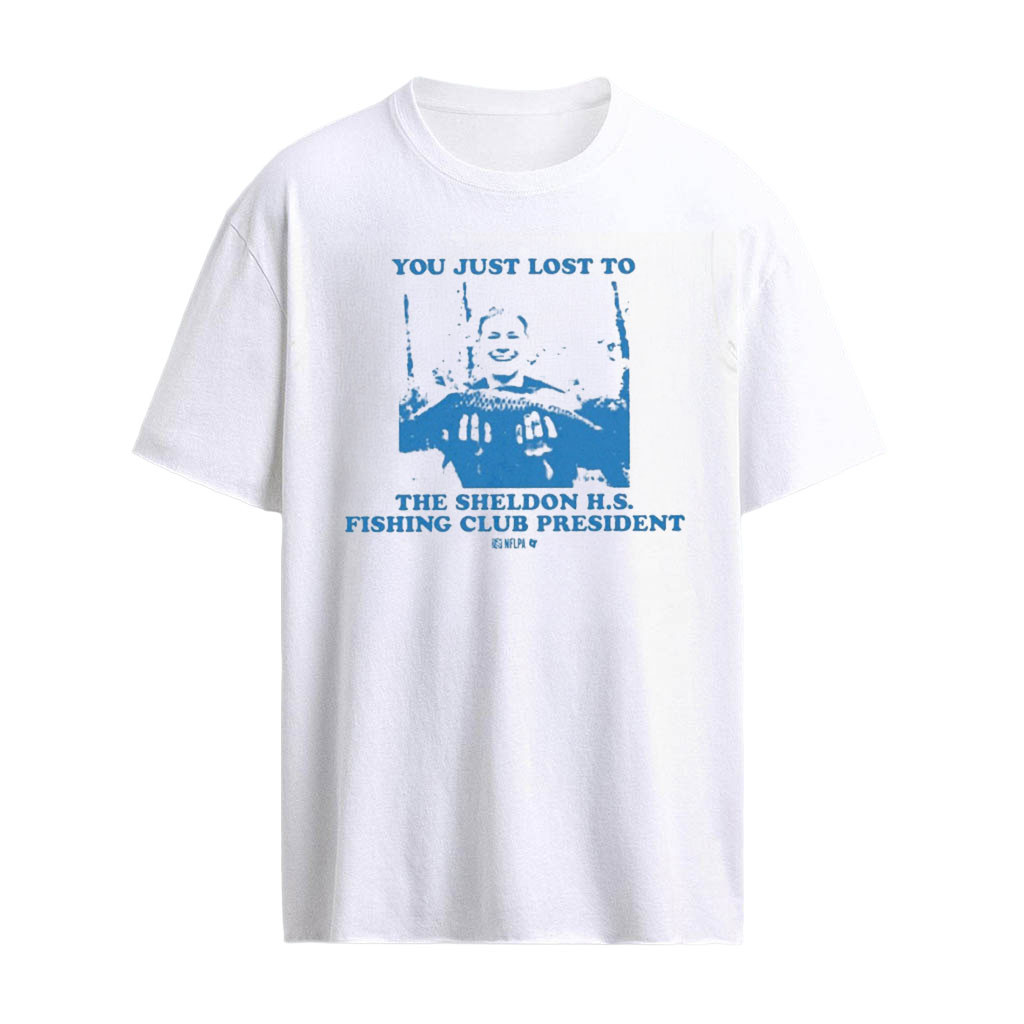 Justin Herbert Sheldon H.S. Fishing Club President T-Shirt