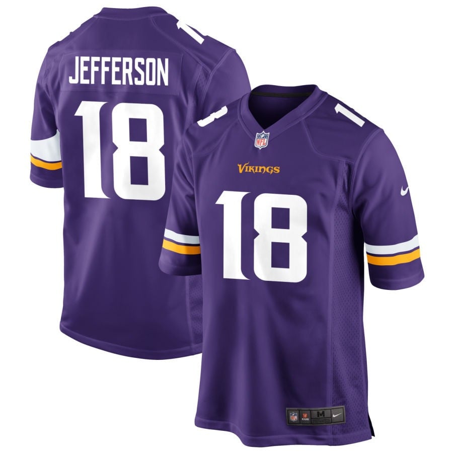 Justin Jefferson Minnesota Vikings 2025 Game Jersey - Purple