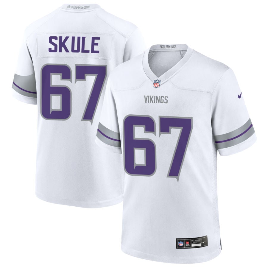 Justin Skule Minnesota Vikings 2025 Alternate Game Jersey - White