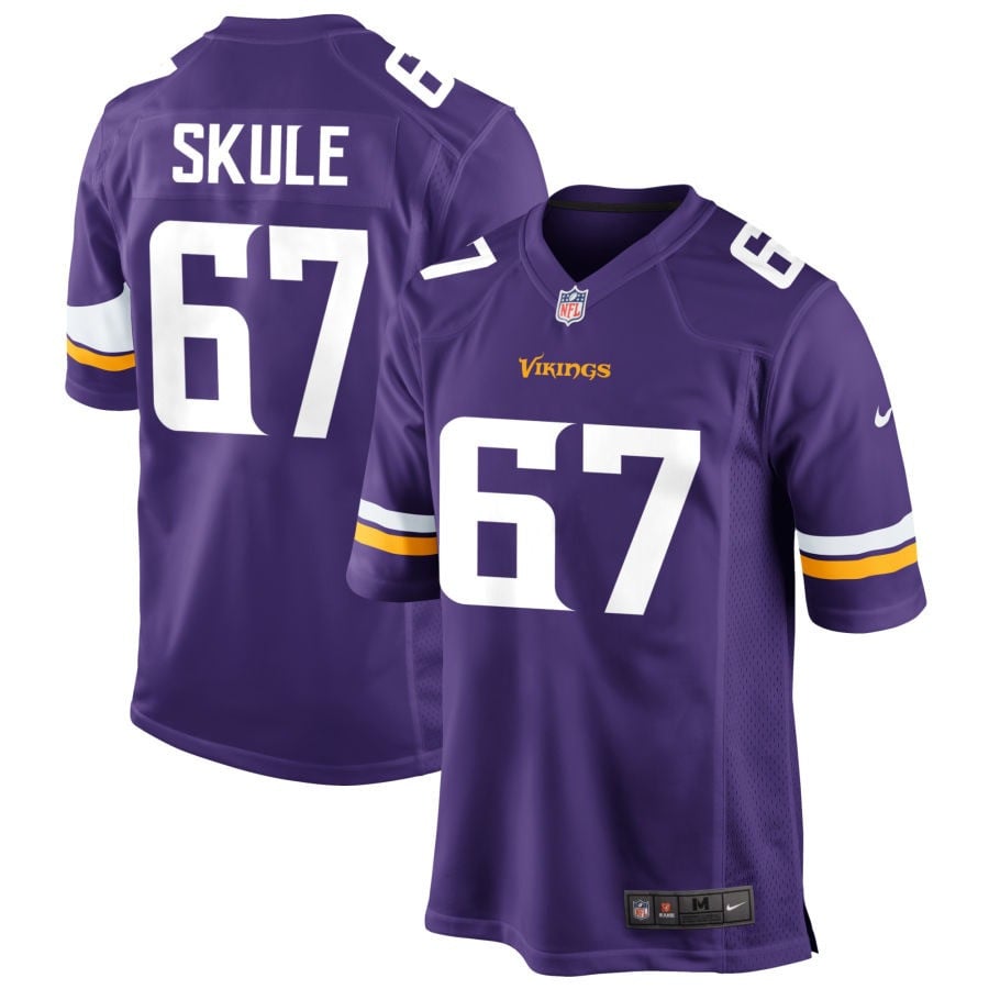 Justin Skule Minnesota Vikings 2025 Game Jersey - Purple