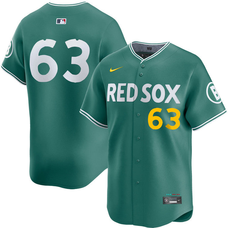 Justin Slaten Boston Red Sox 2025 City Connect Limited Jersey - Green