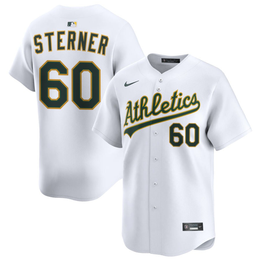 Justin Sterner Athletics 2025 Home Limited Jersey - White