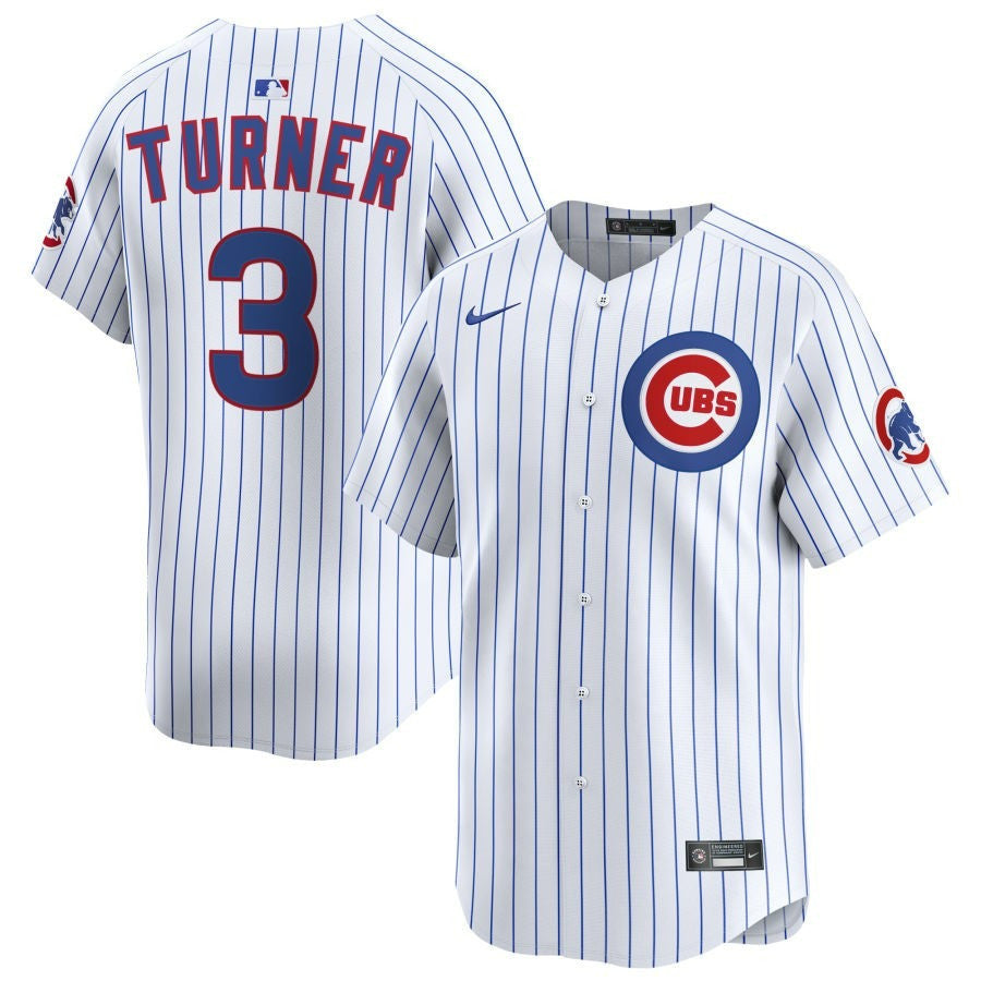 Justin Turner Chicago Cubs 2025 Home Limited Jersey - White
