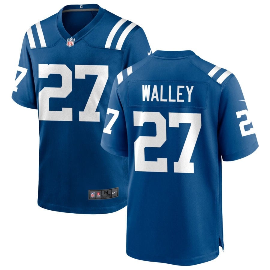 Justin Walley Indianapolis Colts 2025 Game Jersey - Royal