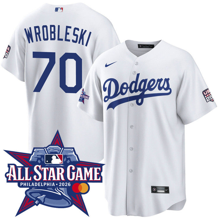Justin Wrobleski Los Angeles Dodgers 2026 All-Star Game Home Jersey - White