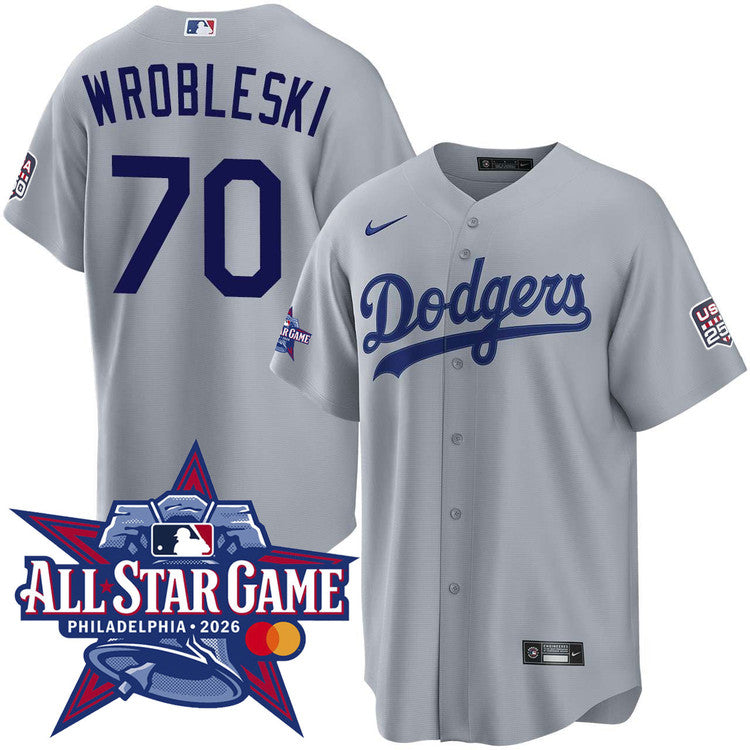 Justin Wrobleski Los Angeles Dodgers 2026 All-Star Game Road Jersey