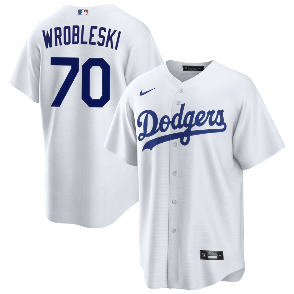 Justin Wrobleski Los Angeles Dodgers 2026 Home Jersey - White