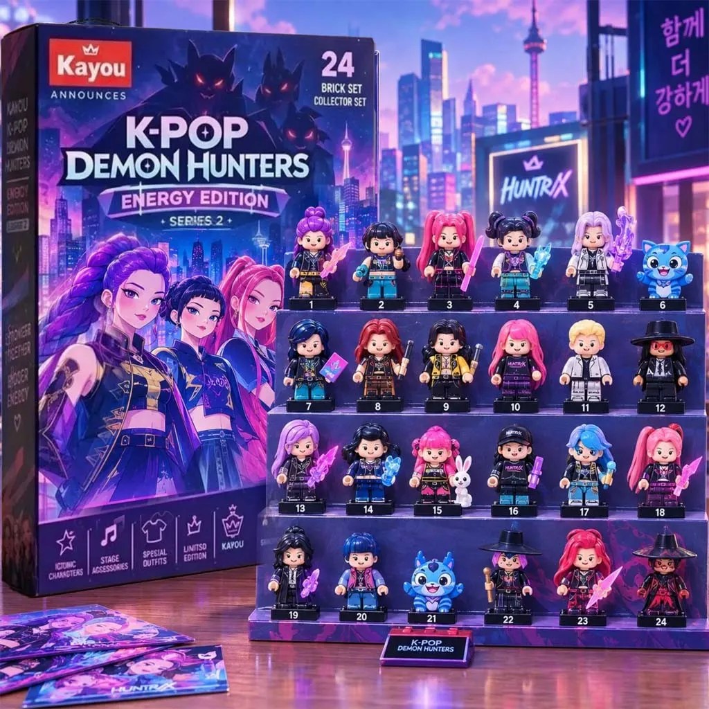 K-Pop Demon Hunters Energy Edition Series 2 Advent Calendar 2026 Christmas Ornaments Fan Gifts