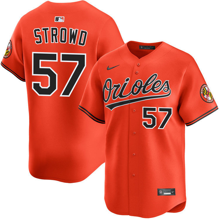 Kade Strowd Baltimore Orioles 2025 Alternate Limited Jersey - Orange